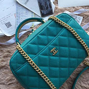 Fancybags Chanel Bowling Bag A69924 Green 24cm - 6