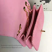 Fancybags Chanel Snake Leather Flap Shoulder Bag Pink A98774 VS09287 - 2