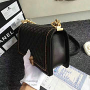 Fancybags Chanel Lambskin Medium Boy Bag A67086 Black 2017 VS03723 - 5