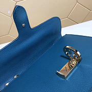 Fancybags Gucci GG Flap Shoulder Bag On Chain Sapphire Blue 510303 - 5