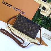 Fancybags Louis vuitton original monogram pallas clutch M41639 black - 2