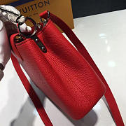 Fancybags Louis vuitton original taurillon leather capucines MM M94740 red - 3
