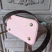 Fancybags louis vuitton original vernis leather alma BB M54785 pink - 5