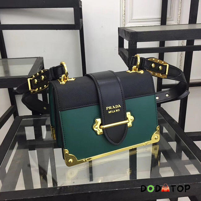 Fancybags Prada Cahier Bag 1BD045 Green - 1