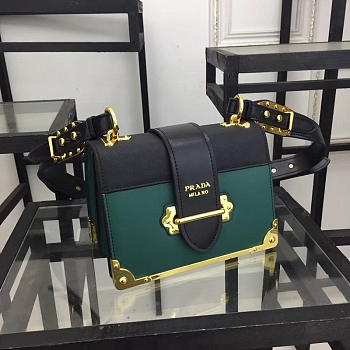 Fancybags Prada Cahier Bag 1BD045 Green