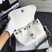 Fancybags Chanel Grained Calfskin Shoulder Bag White A92949 VS07753 - 4