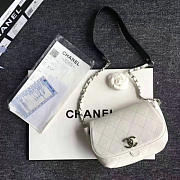 Fancybags Chanel Grained Calfskin Shoulder Bag White A92949 VS07753 - 3