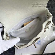 Fancybags Chanel Grained Calfskin Shoulder Bag White A92949 VS07753 - 2