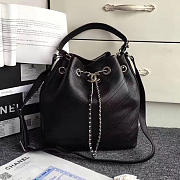 Fancybags Chanel Original Calfskin Bucket Bag Balck A93597 VS09161 - 1