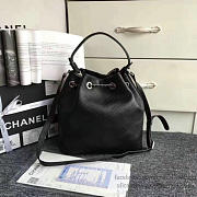 Fancybags Chanel Original Calfskin Bucket Bag Balck A93597 VS09161 - 6