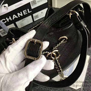 Fancybags Chanel Original Calfskin Bucket Bag Balck A93597 VS09161 - 5