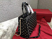 Fancybags VALENTINO Candystud quilted leather tote 0061 black - 6