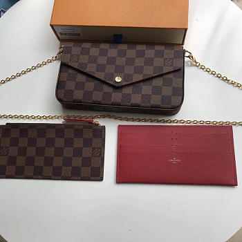 Fancybags Louis Vuitton Pochette Felicie Damier Bag N63032