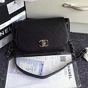 Fancybags Top Chanel Grained Calfskin Shoulder Bag Black A92949 VS08810 - 1