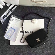Fancybags Top Chanel Grained Calfskin Shoulder Bag Black A92949 VS08810 - 2