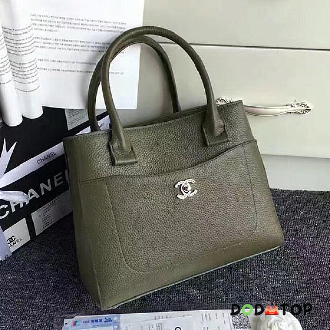 Fancybags Chanel Grained Calfskin Large Shopping Bag Green A69929 VS01555 - 1