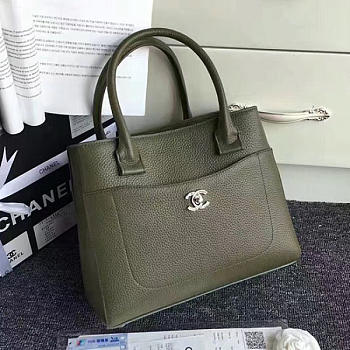Fancybags Chanel Grained Calfskin Large Shopping Bag Green A69929 VS01555