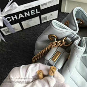 Fancybags Chanel Lambskin Drawstring Bag Light Blue A91885 VS04854 - 6