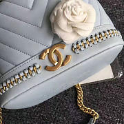 Fancybags Chanel Lambskin Drawstring Bag Light Blue A91885 VS04854 - 3