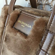 Fancybags Balenciaga Bazar Shearling Shopper - 4