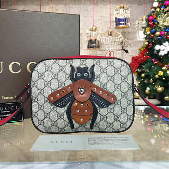 Fancybags Gucci gg supreme bee shoulder bag 2223