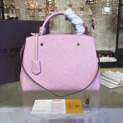 Fancybags Louis vuitton original monogram empreinte montaigne mm M41048 pink - 1