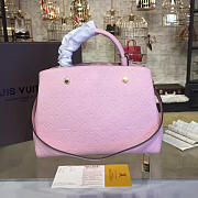 Fancybags Louis vuitton original monogram empreinte montaigne mm M41048 pink - 4