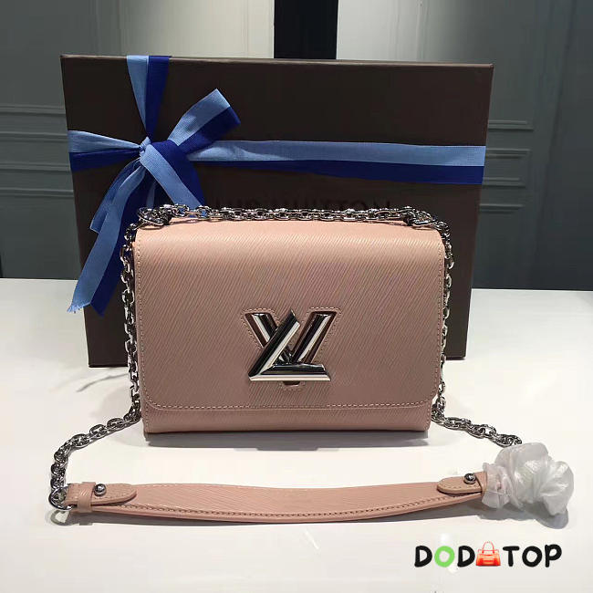 Fancybags louis vuitton top original epi leather twist mm M54739 light pink - 1