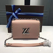Fancybags louis vuitton top original epi leather twist mm M54739 light pink - 6