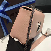 Fancybags louis vuitton top original epi leather twist mm M54739 light pink - 3