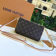 Fancybags Louis vuitton original monogram pallas clutch M44037 pink - 3