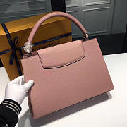 Fancybags Louis vuitton original taurillon leather capucines pm M42245 pink - 4