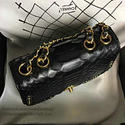Fancybags Chanel Snake Leather Flap Shoulder Bag Black A98774 VS02501 - 5