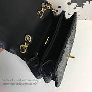 Fancybags Chanel Snake Leather Flap Shoulder Bag Black A98774 VS02501 - 2