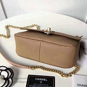 Fancybags Chanel Grained Calfskin Flap Bag with Top Handle Beige A93756 VS06010 - 4