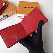 Fancybags M63228 LV Slender Wallet Red - 4