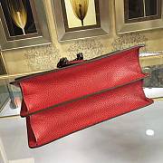 Fancybags Gucci Dionysus medium top handle bag   Red leather - 4