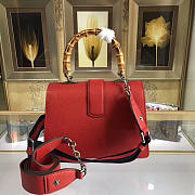 Fancybags Gucci Dionysus medium top handle bag   Red leather - 5