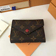 Fancybags Louis vuitton monogram canvas victorine wallet red - 1