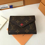 Fancybags Louis vuitton monogram canvas victorine wallet red - 2