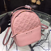 Fancybags  louis vuitton original monogram empreinte Sorbonne backpack M44019 pink - 5