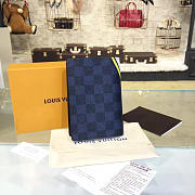 Fancybags Louis Vuitton PASSPORT COVER Navy blue - 4