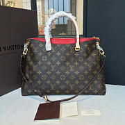 Fancybags Louis Vuitton original monogram canvas pallas M42810 red - 4