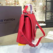 Fancybags louis vuitton original calfskin mylockme bb bag M51419 red - 3