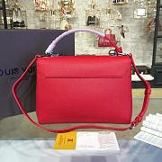 Fancybags louis vuitton original calfskin mylockme bb bag M51419 red - 4