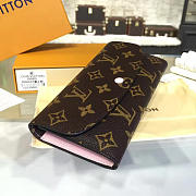 Fancybags Louis Vuitton monogram canvas emilie wallet M61289 pink - 5