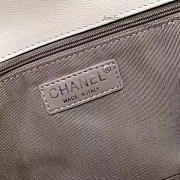 Fancybags Chanel Grained Calfskin Chevron Flap Bag White A93774 VS06416 - 2