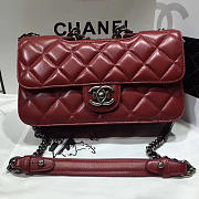 Fancybags Chanel Red Quilted Calfskin Perfect Edge Bag Silver A14041 VS01256 - 1