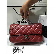 Fancybags Chanel Red Quilted Calfskin Perfect Edge Bag Silver A14041 VS01256 - 6