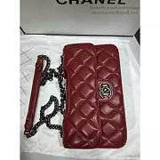 Fancybags Chanel Red Quilted Calfskin Perfect Edge Bag Silver A14041 VS01256 - 5